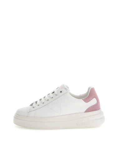 GUESS ELBINA Sneakers - White with Pink Details